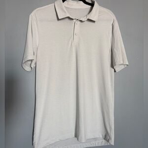 lululemon athletica Light Gray Polo Shirt